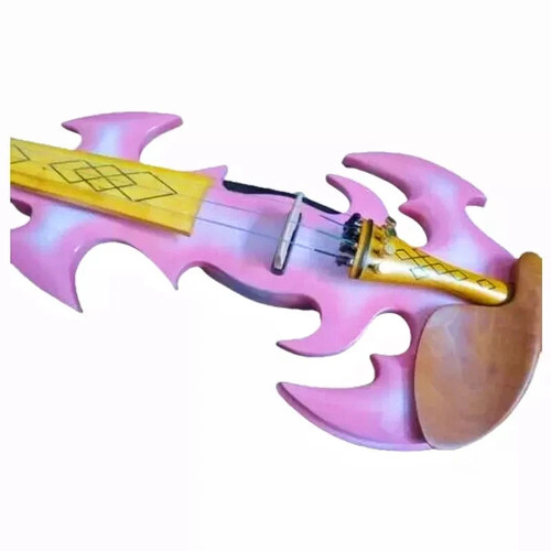 Violino elettrico rosa 4/4